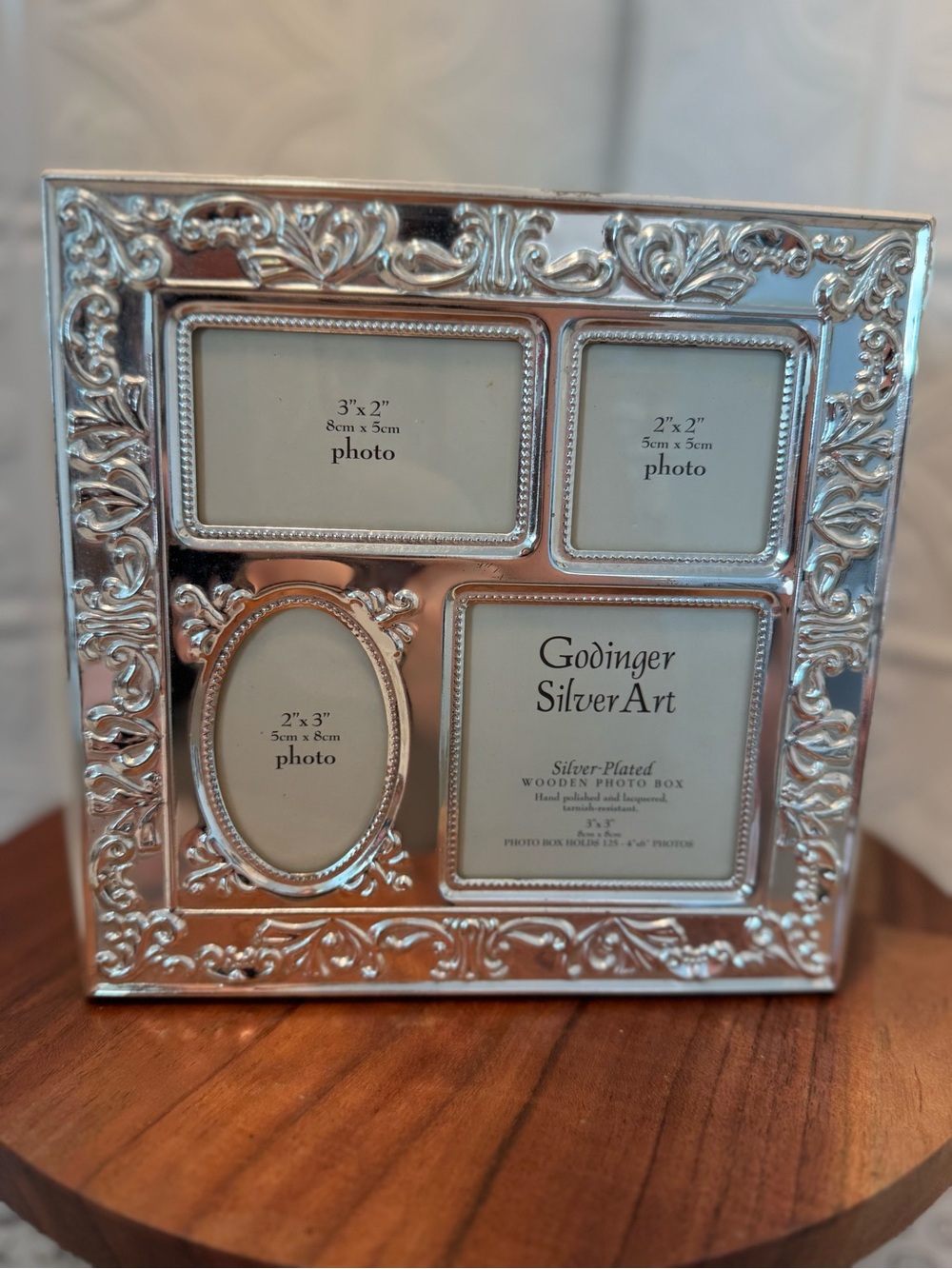 Vintage Godinger Silver Plated Photo Box